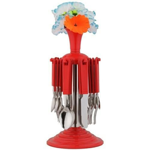 1_689ac472-f08e-4c88-8003-7f895e21867b 104 New Stylish 24 Pcs Plastic, Stainless Steel Cutlery Set (Pack of 24) DeoDap