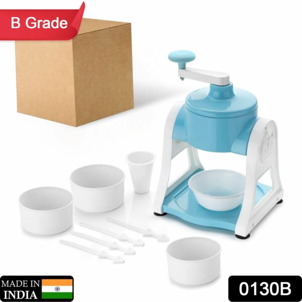 0130B  BLUE GOLA MAKER USED FOR MAKING GOLAŸ??S IN SUMMERS AT VARIOUS KINDS OF PLACES AND ALL ( B Grade) DeoDap