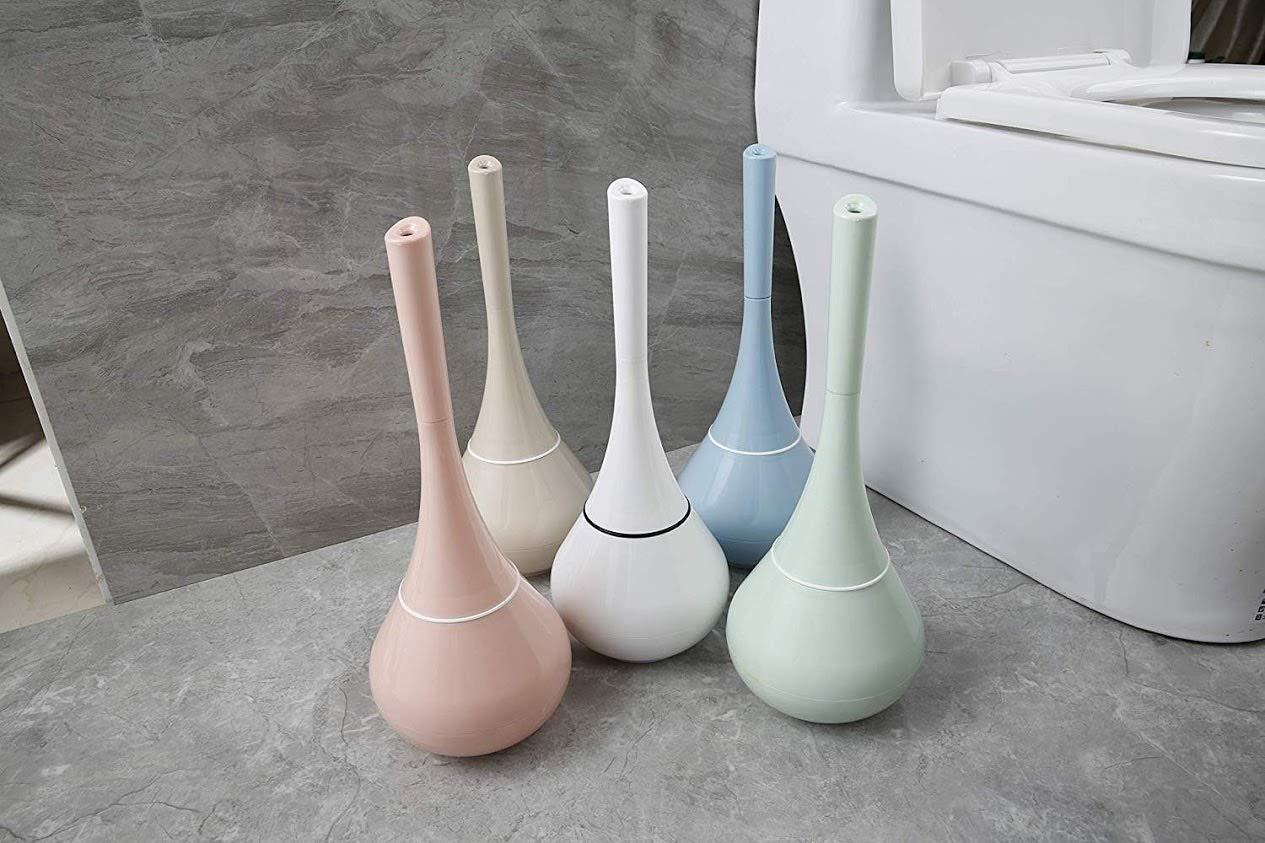 2_9501cf37-c0b6-4832-b80f-74bbcbcdc80d 0223 -2 in 1 Plastic Cleaning Brush Toilet Brush with Holder DeoDap