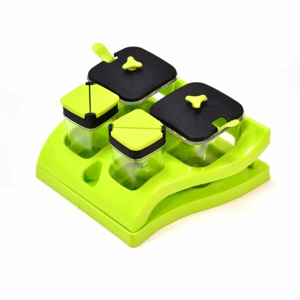 ‹¯¨0078A Plastic Aachar pickle container/ chutney/ Mukhwas tray/ Masala tray Dinning Spice stand DeoDap