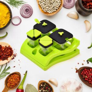 ‹¯¨0078A Plastic Aachar pickle container/ chutney/ Mukhwas tray/ Masala tray Dinning Spice stand DeoDap