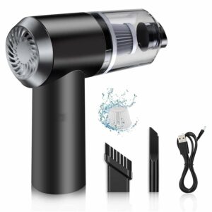 Vacuum Cleaner Dust Collection 2 in 1 Car Vacuum Cleaner 120W High-Power Handheld Wireless Vacuum Cleaner Home Car Dual-use Portable USB Rechargeable